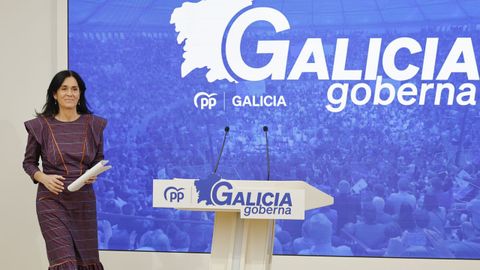 Paula Prado compareci este jueves para valorar la situacin que afecta a la provincia de Lugo