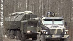 El Ministerio de Defensa ruso public� un v�deo�con el traslado�en�un convoy�de los misiles Oreshnik.