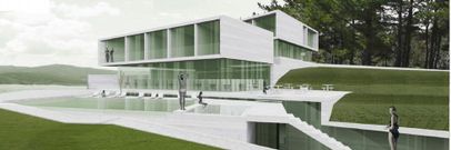 Recreaci�n del proyecto del hotel de cuatro estrellas en la zona.