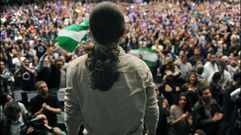 El candidato de Podemos ofreci� mitin en una ciudad que ha visitado tres veces a lo largo de la campa�a electoral
