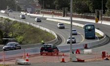 Obras en la N-VI a su paso por San Pedro de N�s.