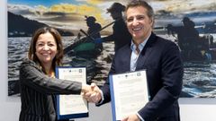 Villaverde y Calvo, tras la firma de los convenios