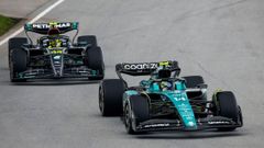 Fernando Alonso y Lewis Hamilton.Fernando Alonso y Lewis Hamilton durante el GP de Austria de F�rmula 1