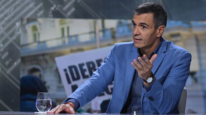 Pedro S�nchez, durante su entrevista en el programa ?El Intermedio?.