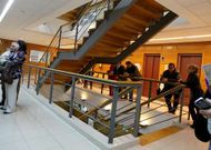 Imagen de archivo del interior del palacio judicial, a la altura de la sala de lo Penal. 