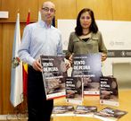 Jos� Mu��o y Ana Isabel V�zquez, presentado el certamen en Pontevedra.