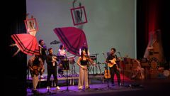 Detalle dunha actuaci�n do grupo De Ninghures