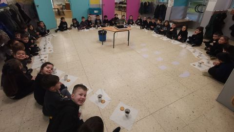 A festa comprendeu unha degustaci�n de chocolate quente