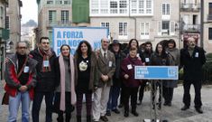 N�s-Candidatura Galega se present� con la casa de Alexandre B�veda como tel�n de fondo. 