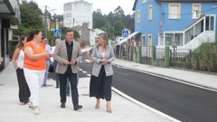 El presidente de la Diputaci�n visit� la carretera provincial de Corti��n.
