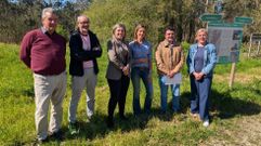 Imagen de la reuni�n�que mantuvieron los concellos de Vimianzo y Laxe con representantes de la Xunta