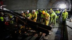 Obras de la l�nea de Alta Velocidad en Ourense