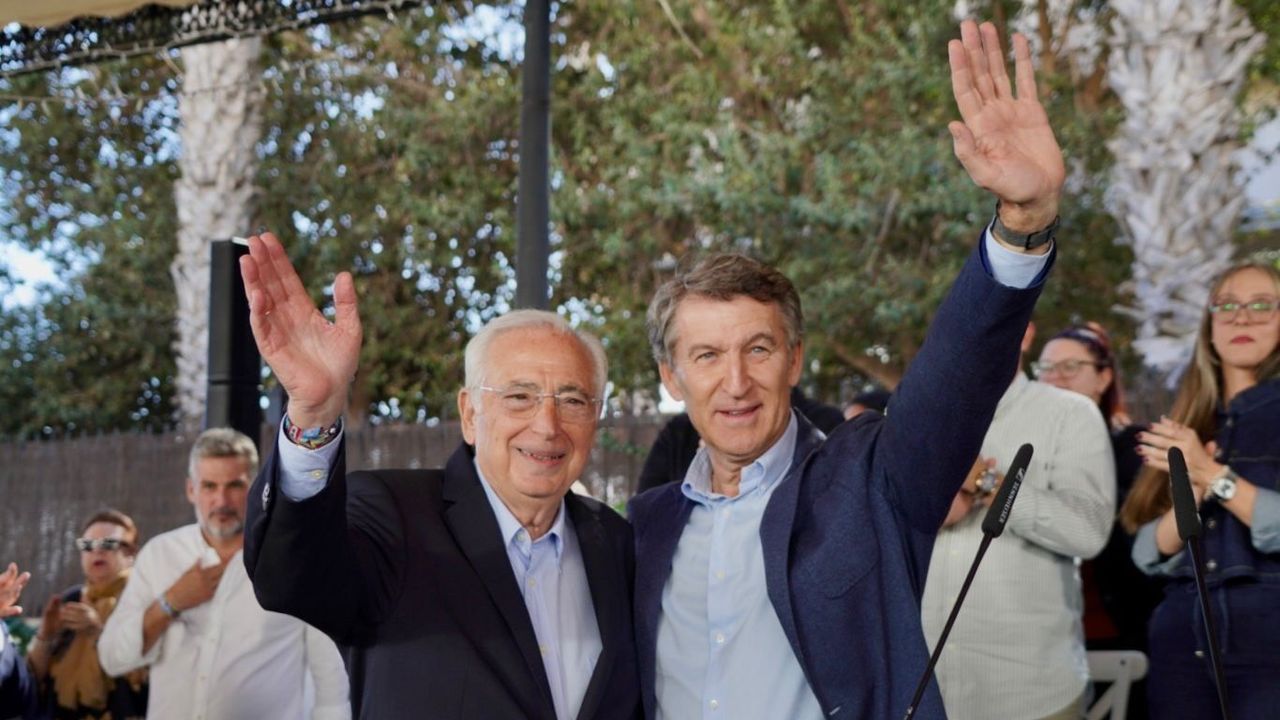 Feijoo marca en Melilla el perfil del PP ante Marruecos: «Su protección no es negociable»