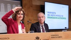 La vicepresidenta primera del Gobierno y ministra de Hacienda, Mar�a Jes�s Montero, presenta la propuesta del nuevo modelo de financiaci�n auton�mica.