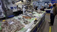 Puesto del mercado de Elvi�a