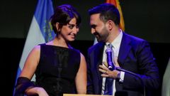 Mamdani celebra su victoria con su mujer, Rama Duwaji