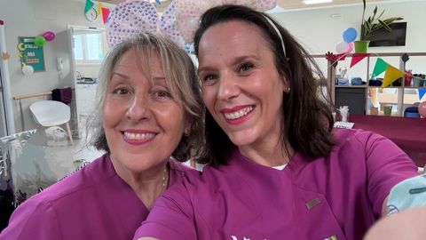 Raquel Est�vez e Iria Castro son las fundadoras del centro de d�a Vida, que fue inaugurado en Ribas Altas en octubre del 2018