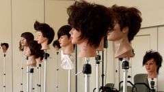 Imagen de archivo de un concurso internacional de peluquer�a de Icon.