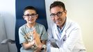 El doctor Jaume Catal� y Hugo, de nueve a�os.