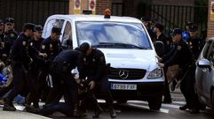 Enfrentamientos entre polic�a y manifestantes