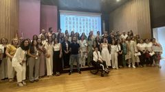 Acto de despedida en el HULA a 52 residentes que terminan su formacin en Lugo