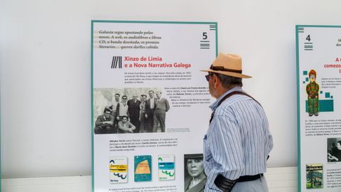 A mostra estruturase en catorce paneis divididos pola importancia de diferentes concellos ourensns na historia de Galaxia. Ademais, destaca varios nomes de autores da provincia pola sa obra e polo seu papel no desenrolo da editorial  longo dos anos.