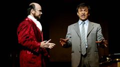 Santiago Segura y Jos� Mota, en un estreno en Madrid