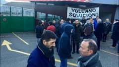 Los trabajadores de Vulcano impiden la entrada de los jefes al astillero