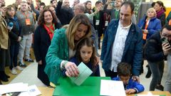 Los candidatos andaluces votan y hacen un llamamiento a una participacin masiva