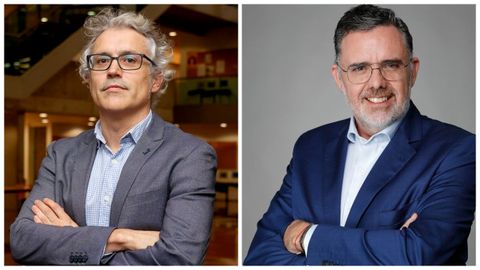 Jos Pernas (izquierda) Josep Mara Tost (derecha)