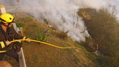 El parque de O Invernadeiro, afectado por el fuego en verano