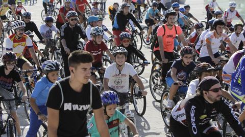 Imagen de archivo de una de las ediciones del D�a de la Bicicleta de A Coru�a