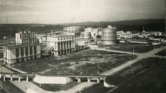 Antigua f�brica de Enfersa (Empresa Nacional de Fertilizantes) en As Pontes.