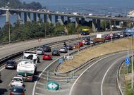 Rande y todo el tramo entre Vigo y Pontevedra creci� en trafico en agosto y septiembre.