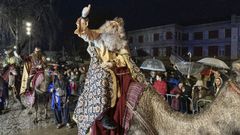 Los Reyes Magos, en su visita a Ourense del ao pasado