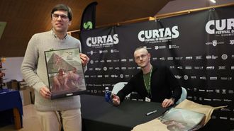 Dariusz Klieliszek, en el festival Curtas de Vilagarc&iacute;a
