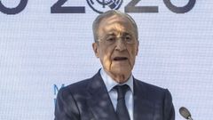 Florentino P�rez, en un acto de la campa�a de las elecciones del Real Madrid en Toledo