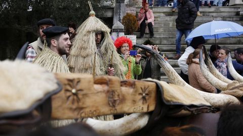 Desfile de Folións en Vilariño de Conso (Ourense)