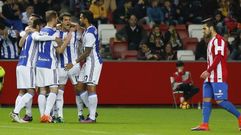 Xabi Prieto celebra el 0-1