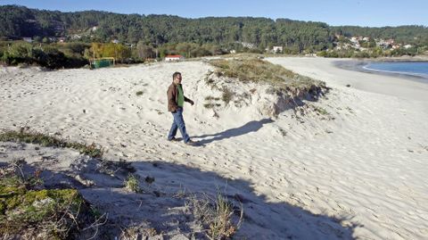 Playa de Area Brava, en Cangas