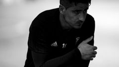 Saul Berjon Requexon.Sa�l Berj�n, durante un entrenamiento en El Requex�n