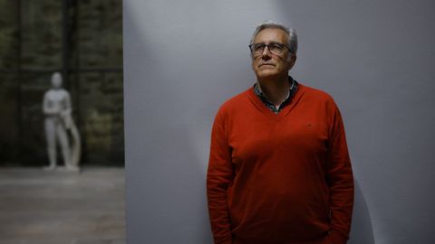 El nuevo director, ayer en el vest�bulo del Museo de Belas Artes de A Coru�a.