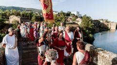 Recreaci�n hist�rica en la BacoFesta de A R�a, en su edici�n del 2023.