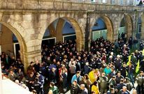 Los trabajadores del astillero ferrolano protagonizaron un paro de media hora