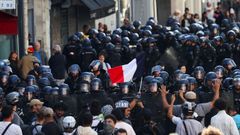 Unas 500.000 personas se manifestaron en la jornada de protesta del jueves en Francia.