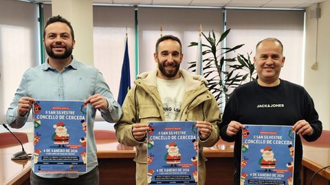La presentaci�n de la San Silvestre de Cerceda tuvo lugar en el Concello.