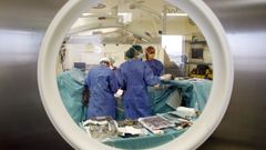 Operaci�n de cirug�a card�aca en el Meixoeiro en una imagen de archivo