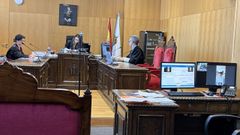 El acusado declar� por videoconferencia en el juicio celebrado en Ourense.