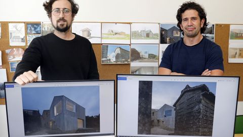 �scar Fuertes e Iago Penedo, arquitectos