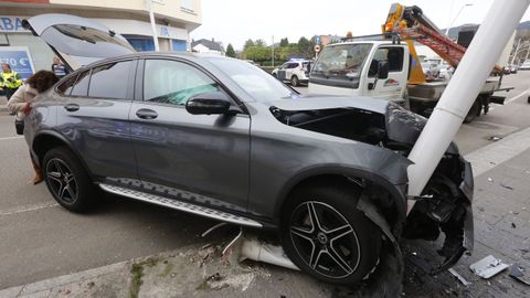 Accidente de trfico en Covas, Viveiro